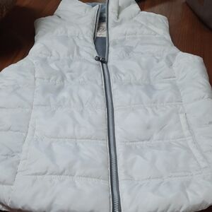 White Puffer Vest